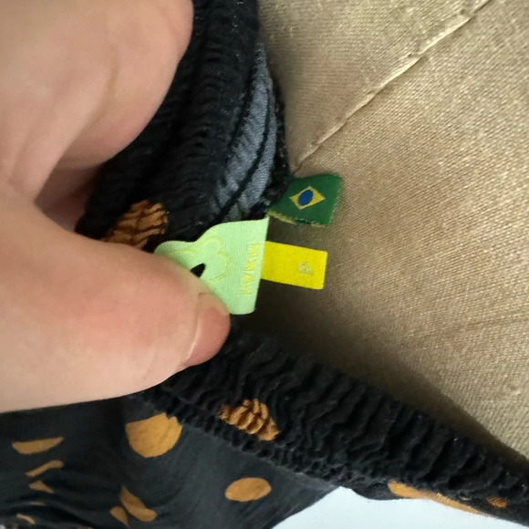 Farm rio black polka dot boho dress size small - Picture 4 of 4